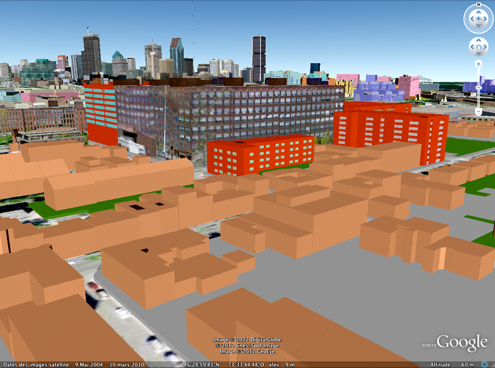 Maquette virtuelle - Maquette de ville - City model - interactive model - Virtual model - Virtual city model